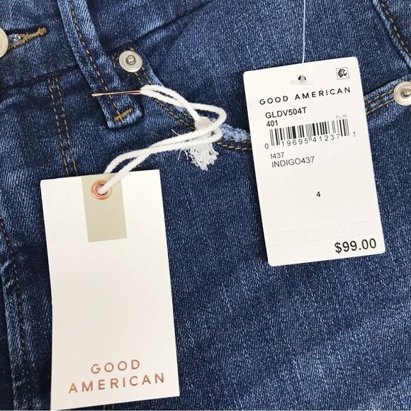 GOOD AMERICAN Good Legs Skinny Jeans High‎ Rise Sculpting Shaping Size 4 27 New - Picture 6 of 14